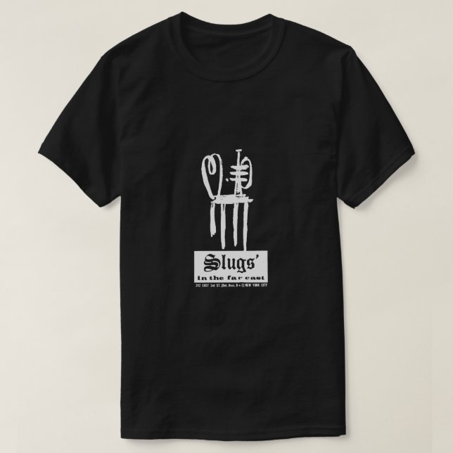Slugs´ Saloon Jazz Vintag T-Shirt (Design vorne)