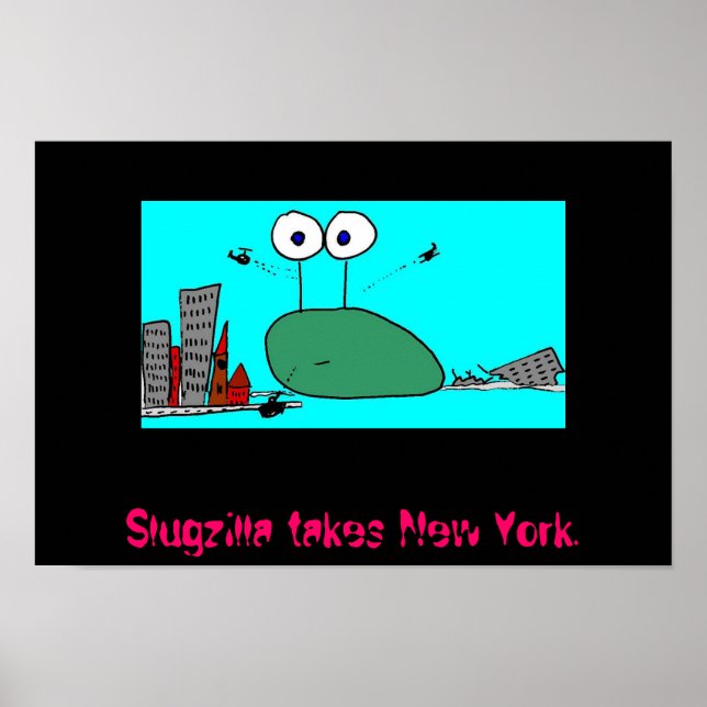 Slugzilla-Angriffe Poster (Vorne)