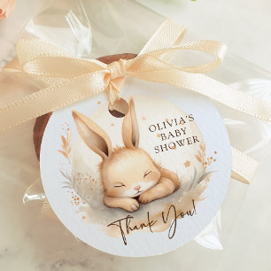 Slumber Bunny Boys Baby Dusche Gefallen Geschenkanhänger
