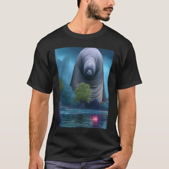 Slumber Mountain Manatee T-Shirt (Vorderseite)