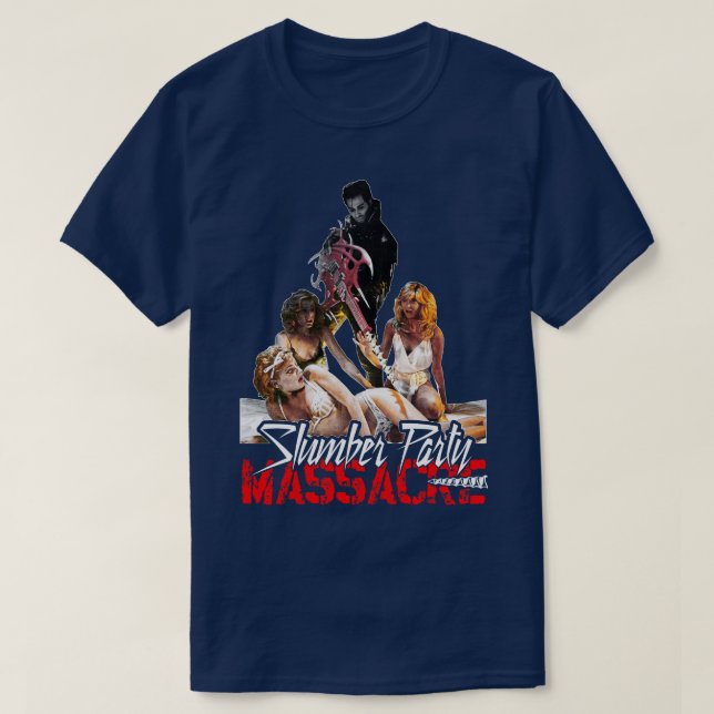 Slumber Party Massacre 80er Cult Classic Horror De T-Shirt (Design vorne)