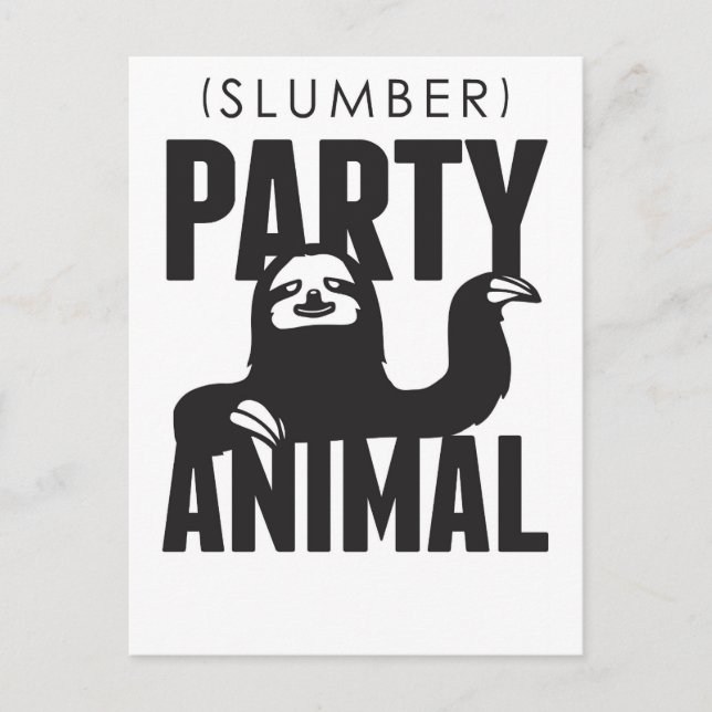 Slumber Party Postkarte (Vorderseite)