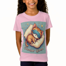 Slumber Queen T - Shirt for Girls - Sweet and Cosy