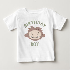 Slumberkins Bigfoot Birthday Boy Baby T-shirt