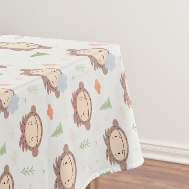 Slumberkins Bigfoot Birthday Tischdecke (Beispiel)