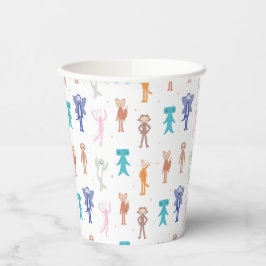 Slumberkins Character Birthday Pattern Pappbecher