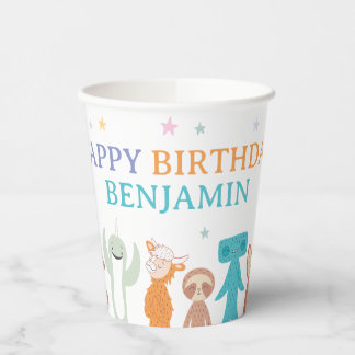 Slumberkins Charaktere Geburtstag Pappbecher