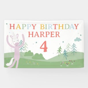 Slumberkins Faultier-Geburtstags-Gartenschild Banner