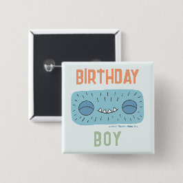 Slumberkins H ammerhead Birthday Boy Button