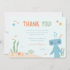 Slumberkins Hammerhead Birthday Dankeskarte