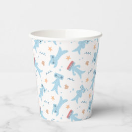 Slumberkins Hammerhead Pattern Birthday Pappbecher