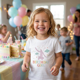 Slumberkins Unicorn Birthday Girl Kleinkind T-shirt