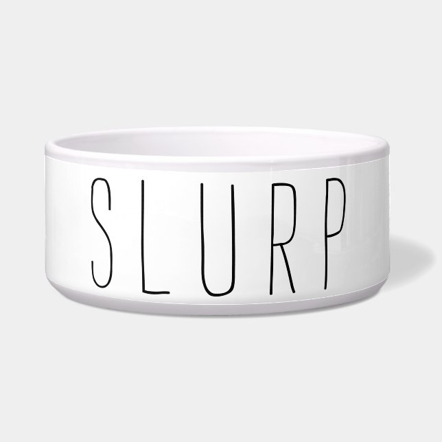 SLURP mit Tatzen-Druck Napf (Vorderseite)