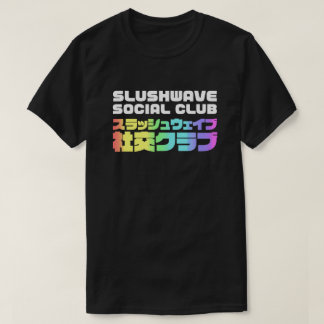 Slushwave Social Club Square auf dunklem LogoJr T-Shirt