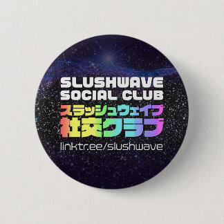 Slushwave Social Club Square Logo Button