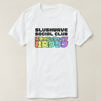Slushwave Social Club Square on Light LogoJr T-Shirt