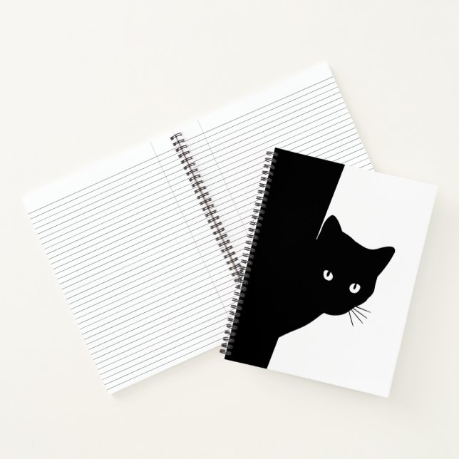 Sly Black Cat Notizbuch (Innenseite)