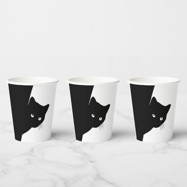 Sly Black Cat Pappbecher (Multi)