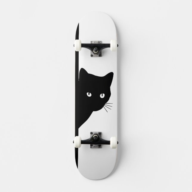 Sly Black Cat Skateboard (Vorderseite)