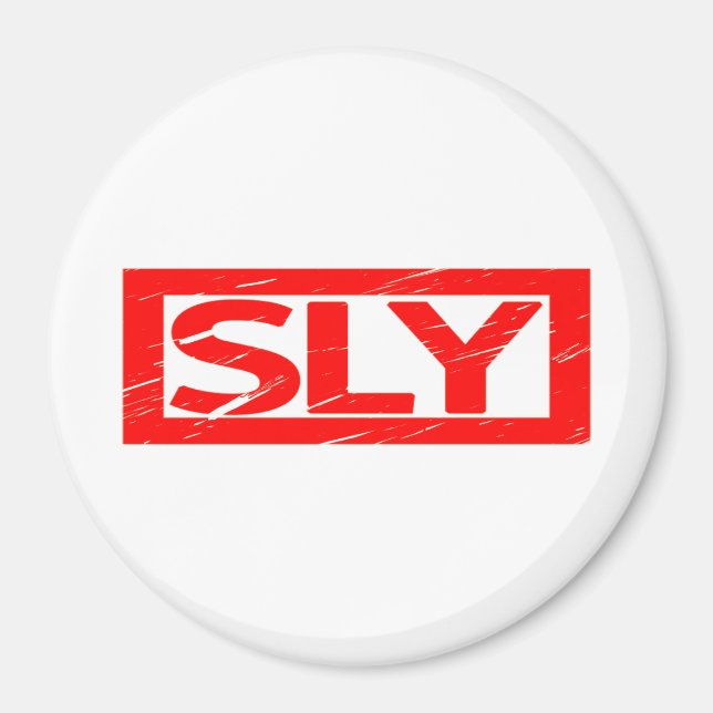 Sly Briefmarke Magnet (Vorne)