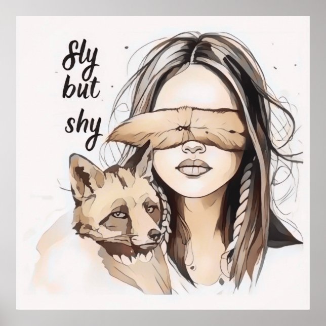 Sly but Shy Poster (Vorne)