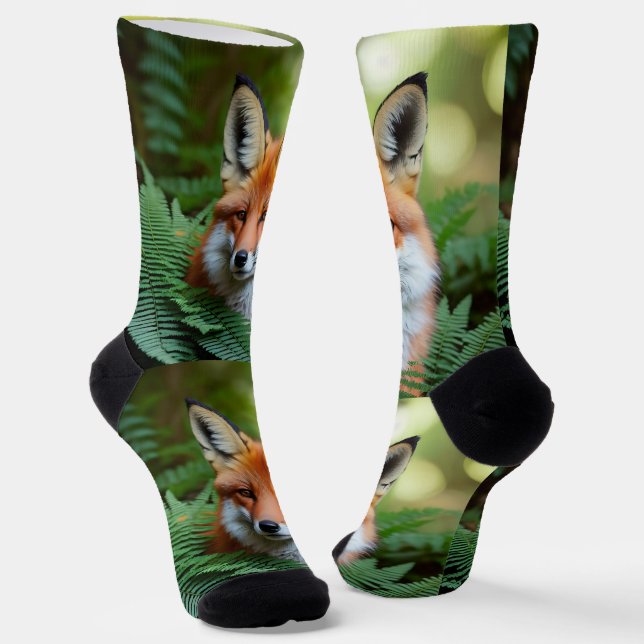 "Sly: Der Fuchs im Schatten" Socken (Gewinkelt)
