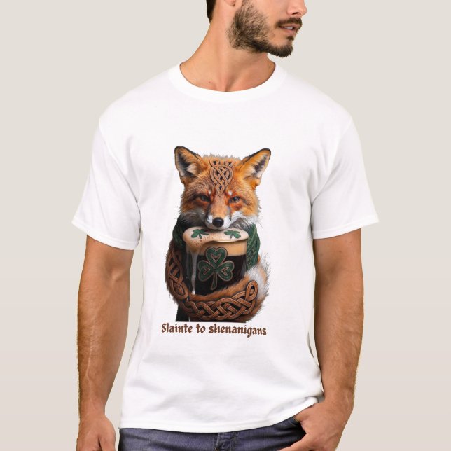 Sly Emerald Fox Toast T-Shirt  (Vorderseite)