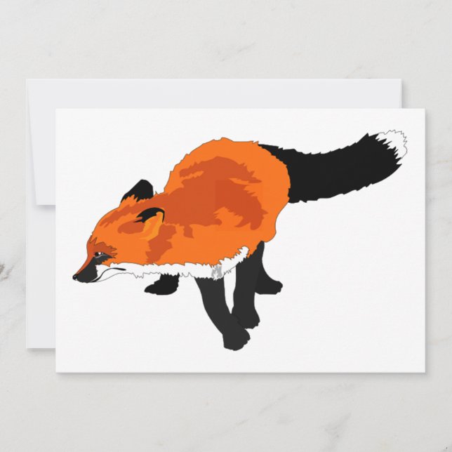 Sly Fox Einladung (Vorderseite)
