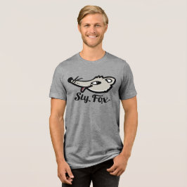 Sly Fox Papa fängt dich.. grafischer T - Shirt. Tri-Blend Shirt