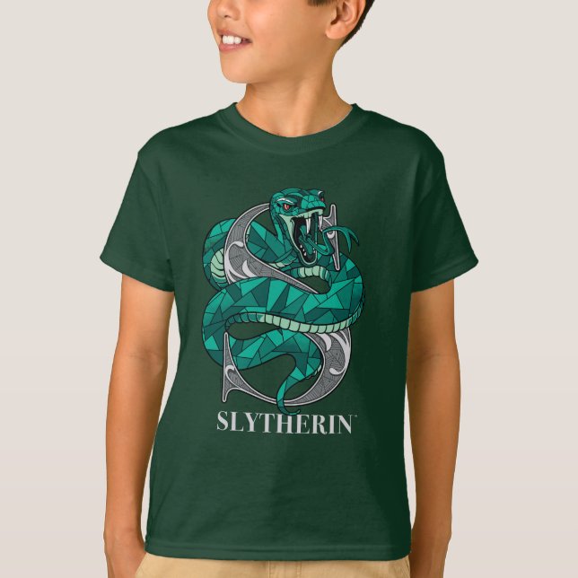 SLYTHERIN™ Crosshatched Emblem T-Shirt (Vorderseite)