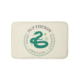 SLYTHERIN™ Green Snake House Pride Abzeichen Badematte