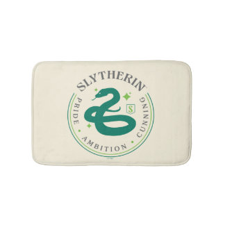 SLYTHERIN™ Green Snake House Pride Abzeichen Badematte