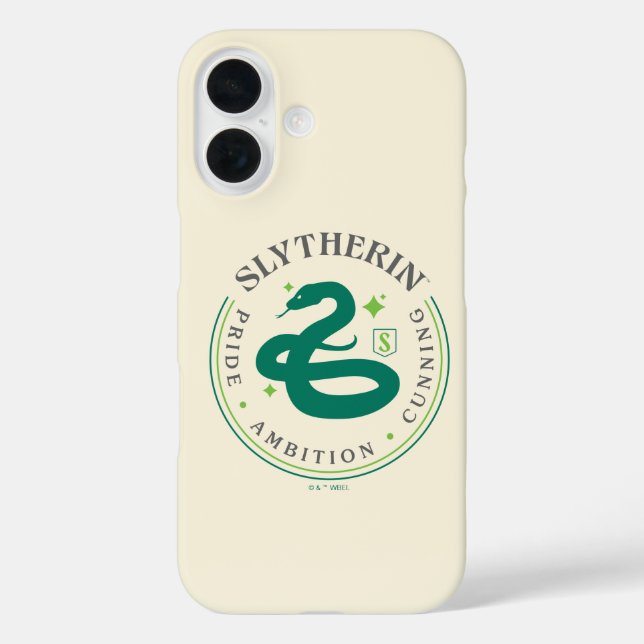 SLYTHERIN™ Green Snake House Pride Abzeichen Case-Mate iPhone Hülle (Rückseite)
