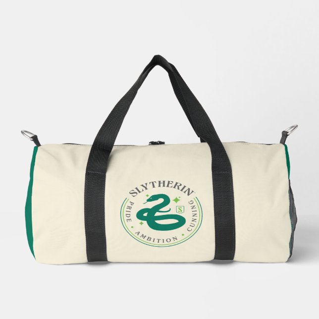 SLYTHERIN™ Green Snake House Pride Abzeichen Duffle Bag (Vorderseite)