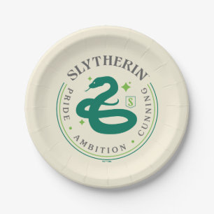 SLYTHERIN™ Green Snake House Pride Abzeichen Pappteller