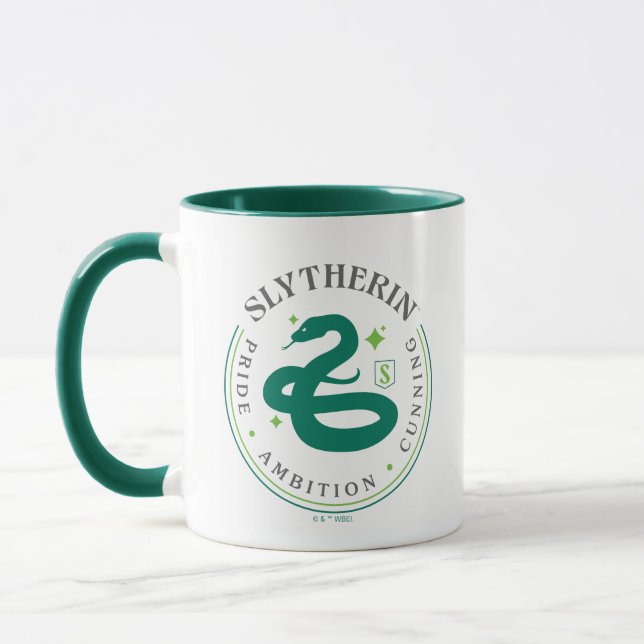 SLYTHERIN™ Green Snake House Pride Abzeichen Tasse (Links)