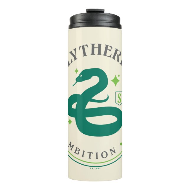 SLYTHERIN™ Green Snake House Pride Abzeichen Thermosbecher (Vorderseite)