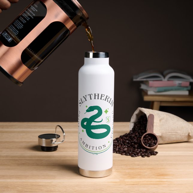 SLYTHERIN™ Green Snake House Pride Abzeichen Trinkflasche (Kaffee)