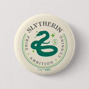 SLYTHERIN™ Grünes Schlangenhaus-Stolz-Abzeichen Button