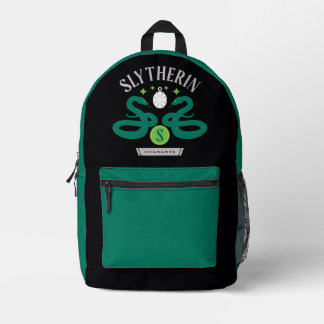 SLYTHERIN™ House Double Snake Locket Graphic Bedruckter Rucksack