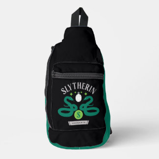 SLYTHERIN™ House Double Snake Locket Graphic Crossbody Bag