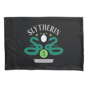 SLYTHERIN™ House Double Snake Locket Graphic Kissenbezug
