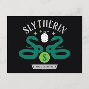 SLYTHERIN™ House Double Snake Locket Graphic Postkarte
