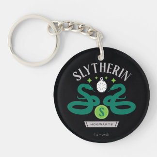 SLYTHERIN™ House Double Snake Locket Graphic Schlüsselanhänger