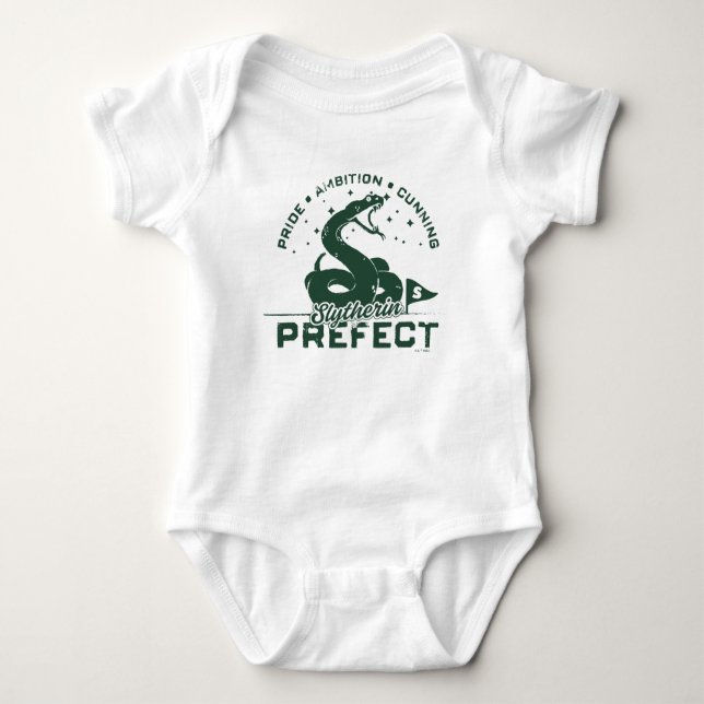 SLYTHERIN™ Präfektes Abzeichen Baby Strampler (Vorderseite)