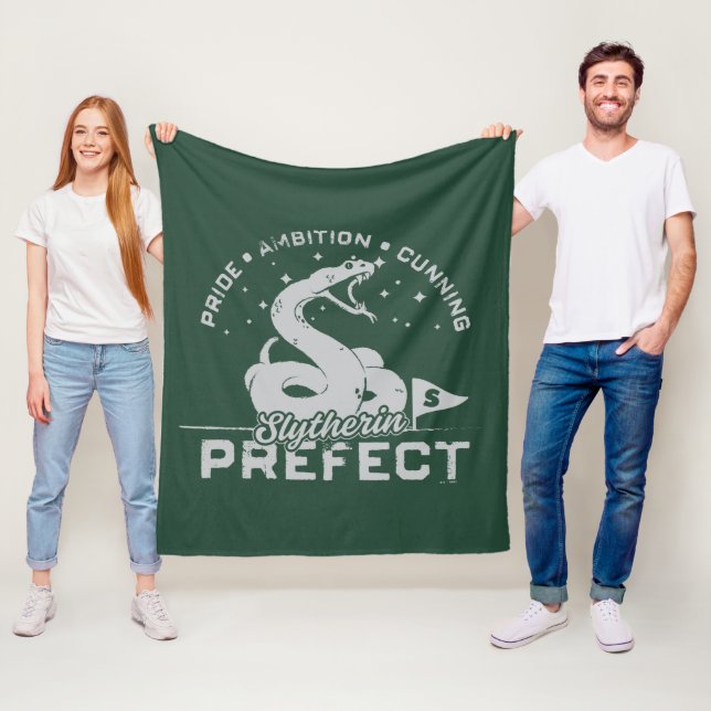 SLYTHERIN™ Präfektes Abzeichen Fleecedecke (Beispiel)
