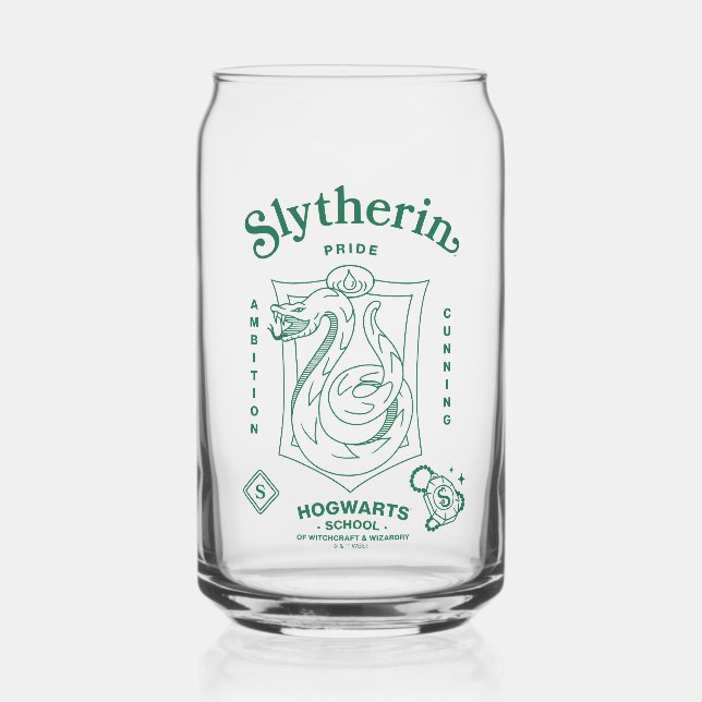 SLYTHERIN™ Pride Ambition Cunning Crest Dosenglas (Vorderseite)