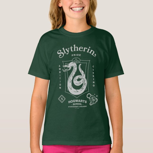 SLYTHERIN™ Pride Ambition Cunning Crest T-Shirt (Vorderseite)