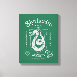 SLYTHERIN™ Stolz Ehrgeiz List Wappen Leinwanddruck