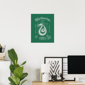 SLYTHERIN™ Stolz Ehrgeiz List Wappen Poster